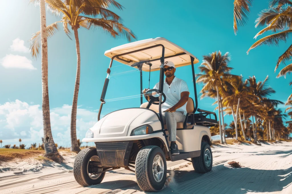 Exploring the Island by Golf Cart - Turks and Caicos - Paradise Carts