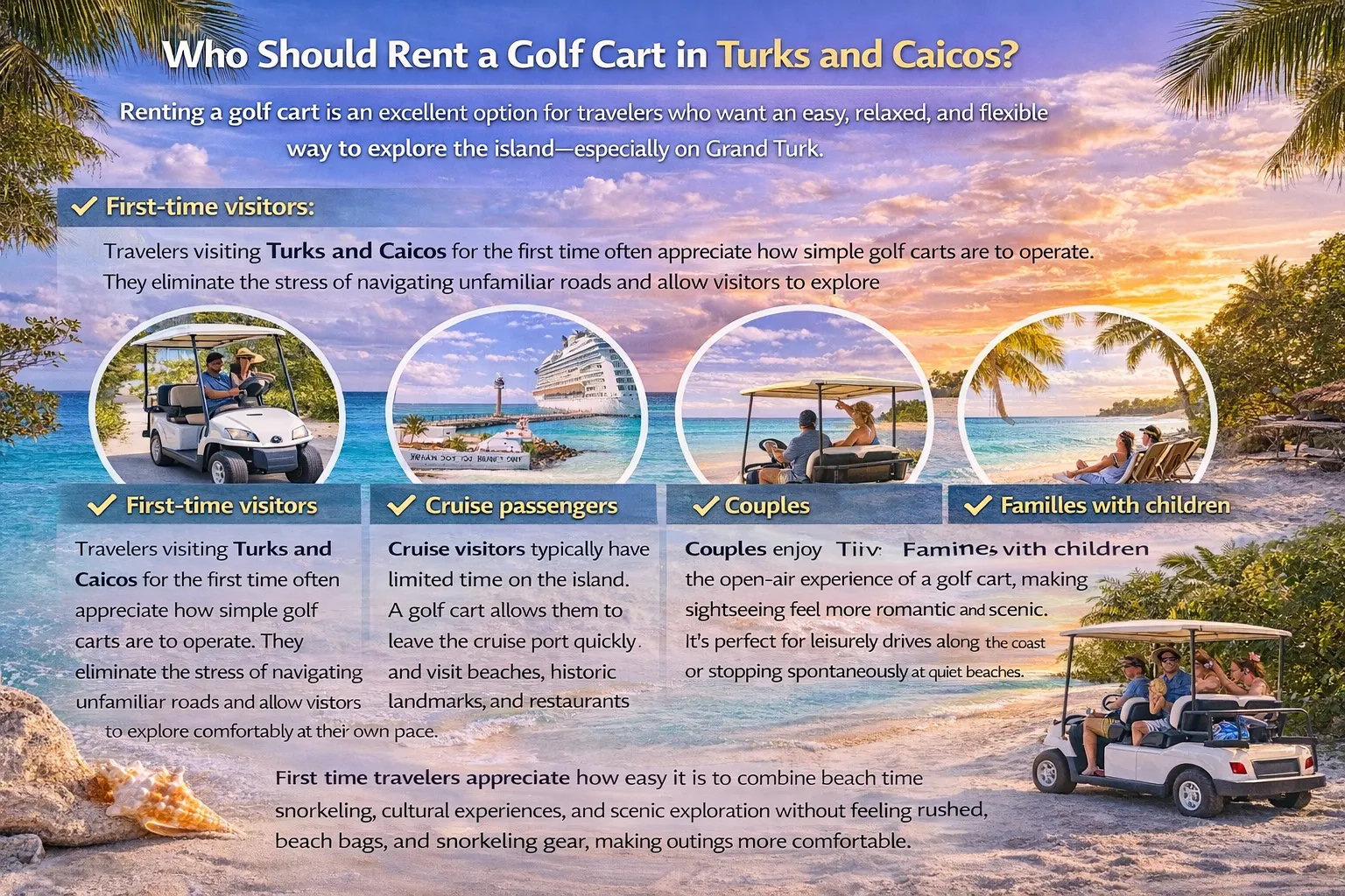 Who Should Rent A Golf Cart In Turks And Caicos -Turks And Caicos - Paradise Cart 