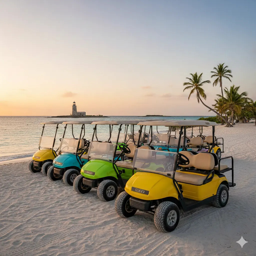 4-seater golf cart - Paradise cart | Turks and caicos |