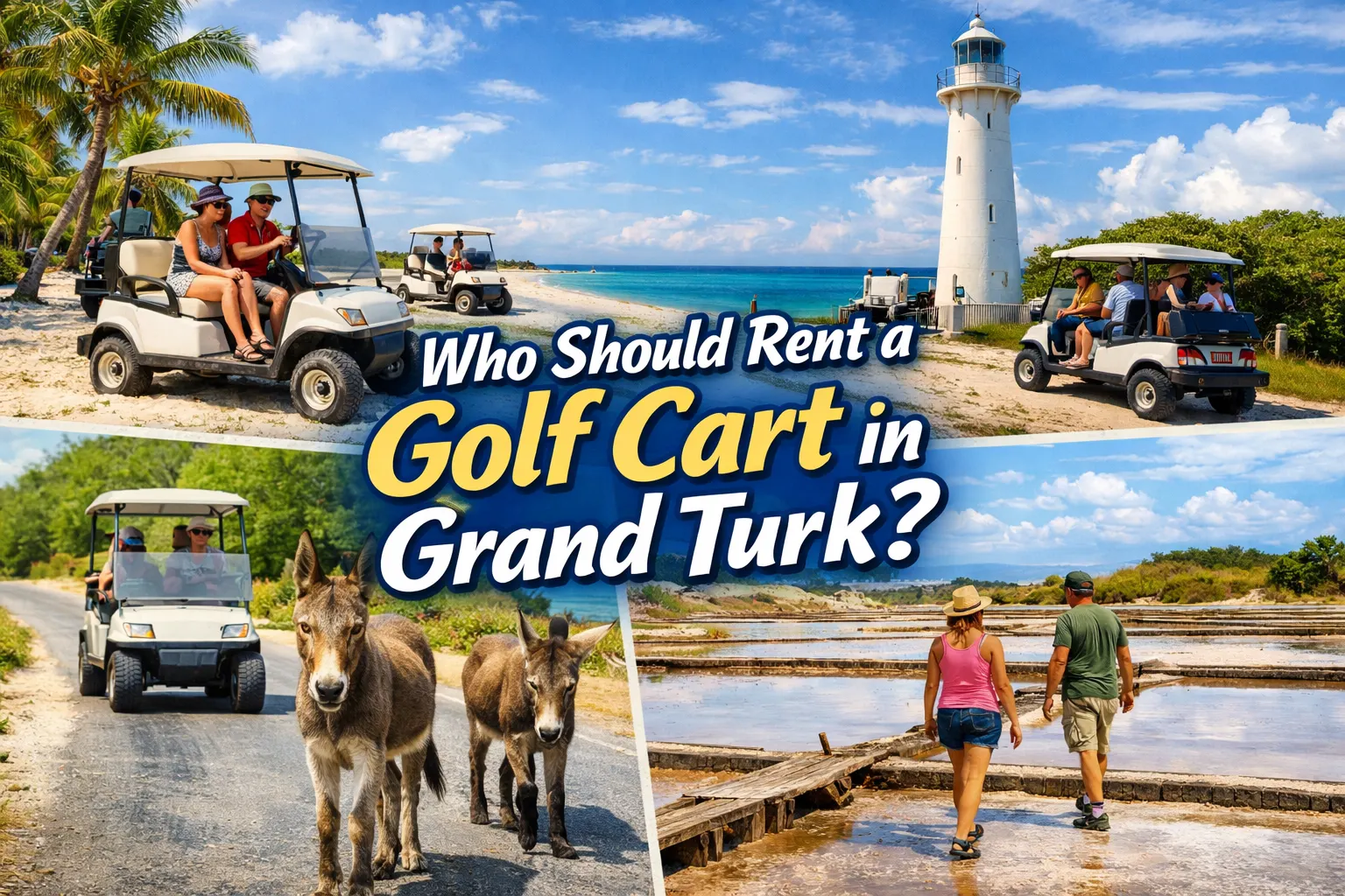 WHO SHOULD RENT A GOLF CART IN GRAND TURK-Turksandcaicos-Paradise cart