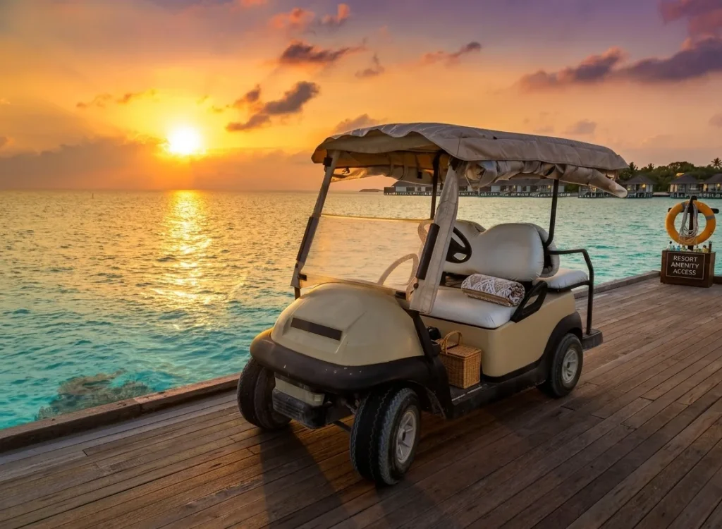 Paradise Carts - Golf Cart at Grand Turk Beach 