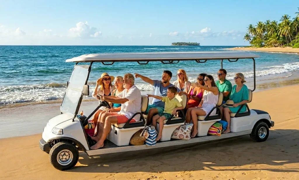  Paradise Carts - 6 Seater Golf Cart Rental Grand Turk 
